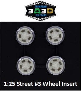 3A3D 1:25 Wheel Inserts, Street #3