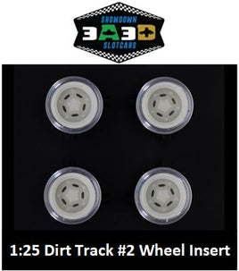 3A3D 1:25 Wheel Inserts, Dirt Track #2